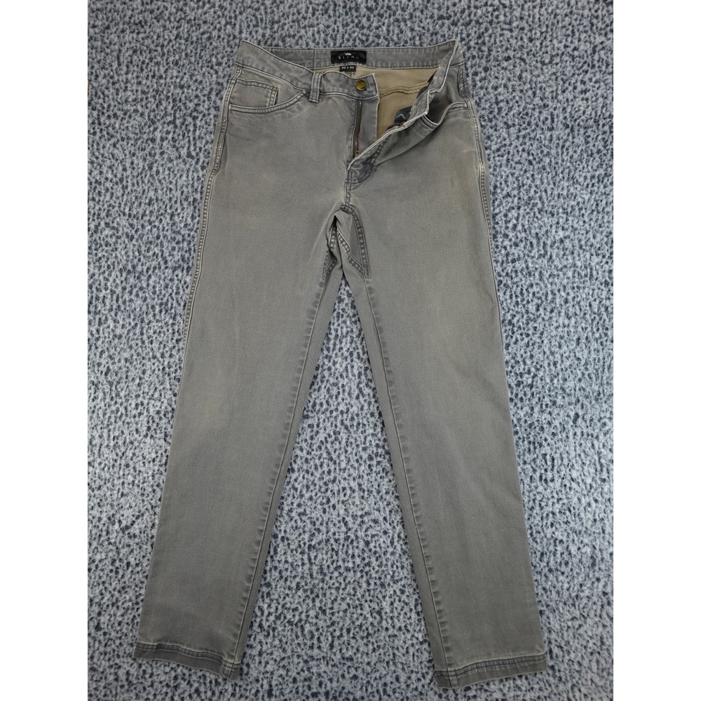 Sitka Straight Leg Pants Mens 30x32 Grey Washed‎ Cotton Blend 5-Pocket